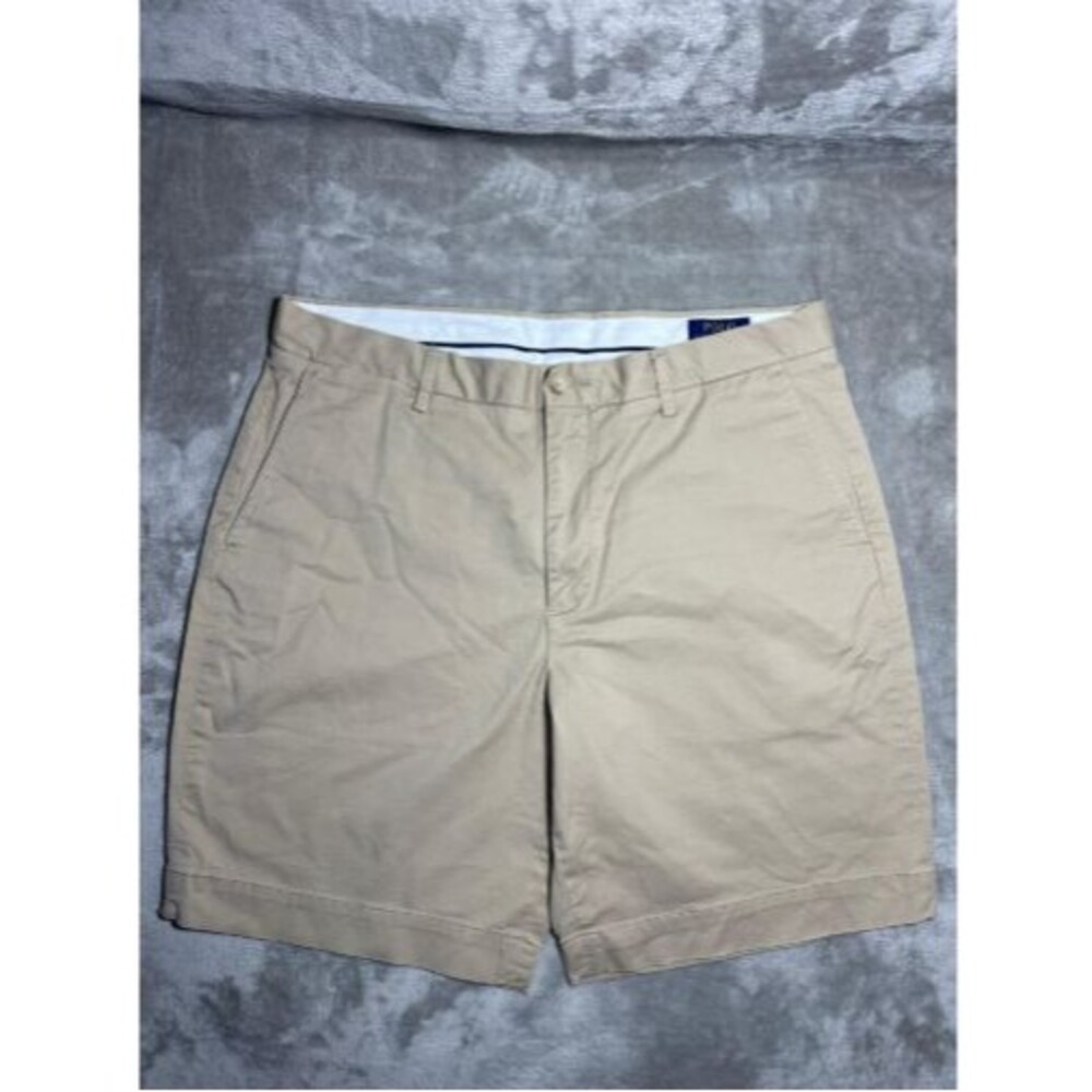 Polo Ralph Lauren Shorts Men's Size 35 Khaki Stretch Classic Fit